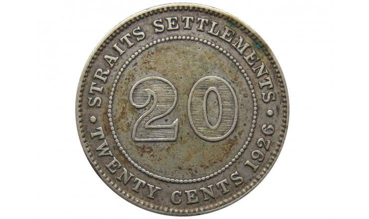 Стрейтс Сетлментс 20 центов 1926 г. 