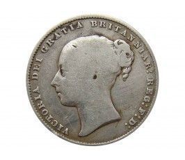 Великобритания 1 шиллинг 1865 г. Die 65