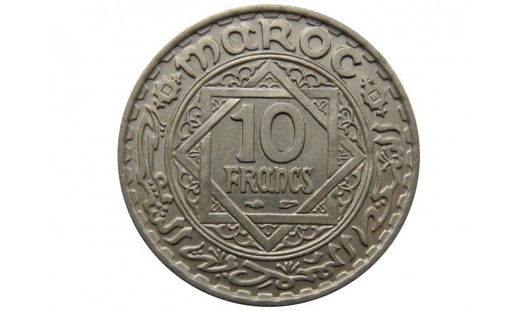 Марокко 10 франков 1947 (1366) г.