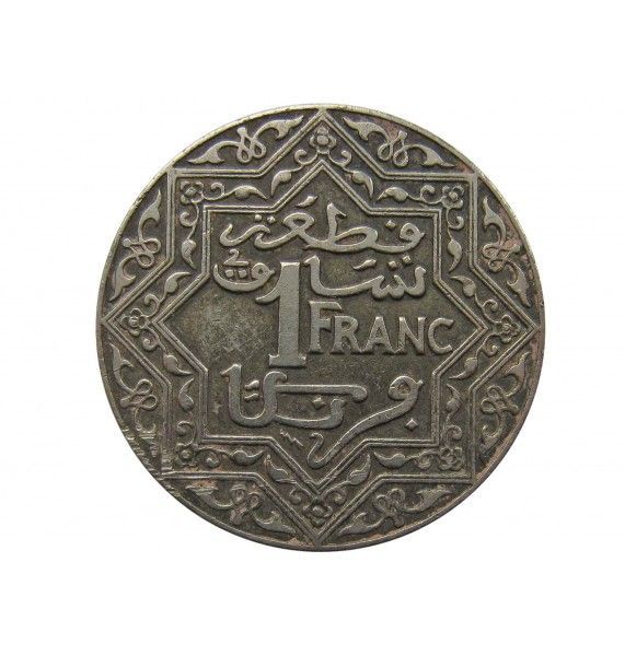 Марокко 1 франк 1924  г.