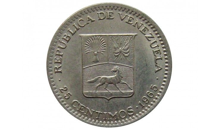 Венесуэла 25 сентимо 1965 г.