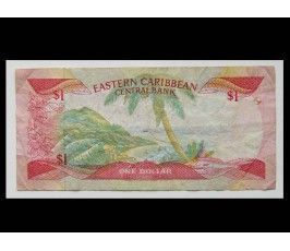 Восточно-Карибские штаты 1 доллар 1988-89 гг.