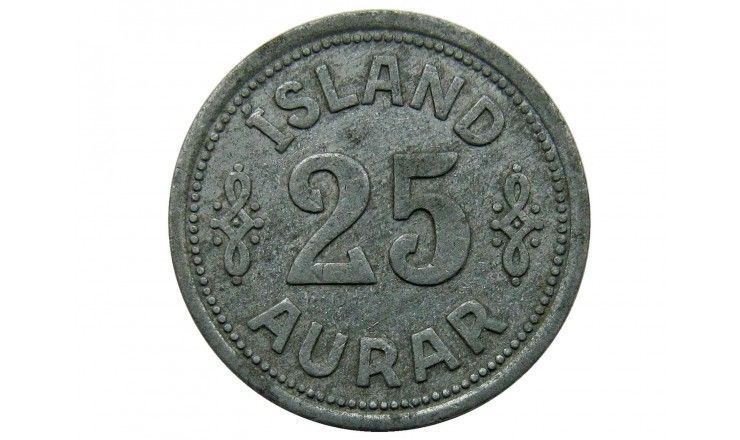 Исландия 25 аурар 1942 г.
