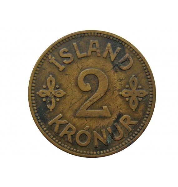 Исландия 2 кроны 1925 г. 