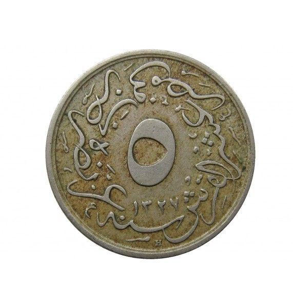 Египет 5/10 гирша 1910 (1327/2) г.