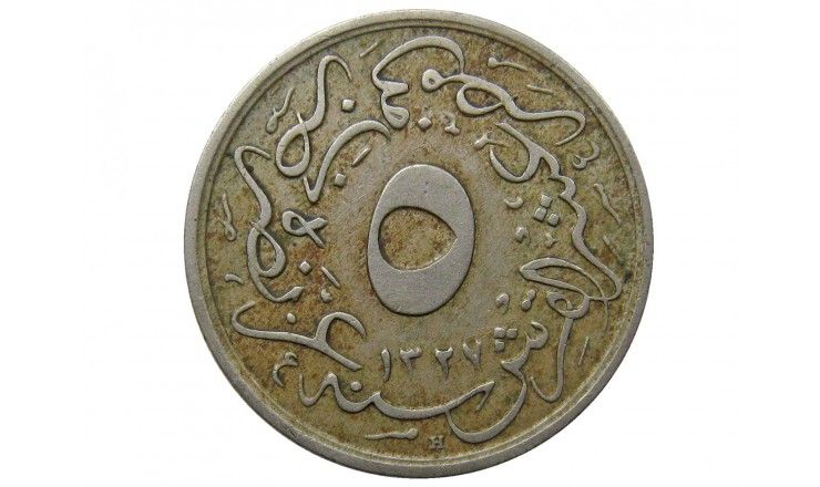 Египет 5/10 гирша 1910 (1327/2) г.