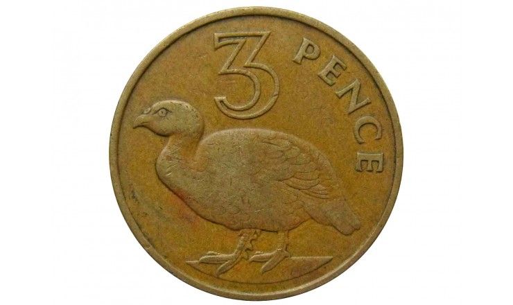 Гамбия 3 пенса 1966 г.