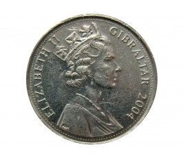 Гибралтар 5 пенсов 2004 г. ( 300 лет захвату Гибралтара)