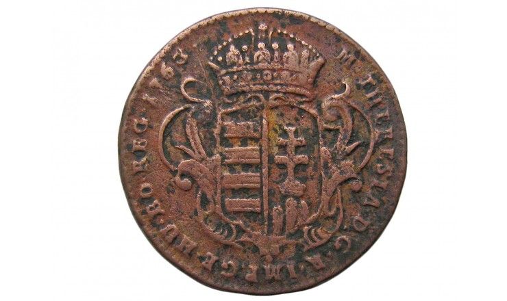 Венгрия 1 денар 1763 г.