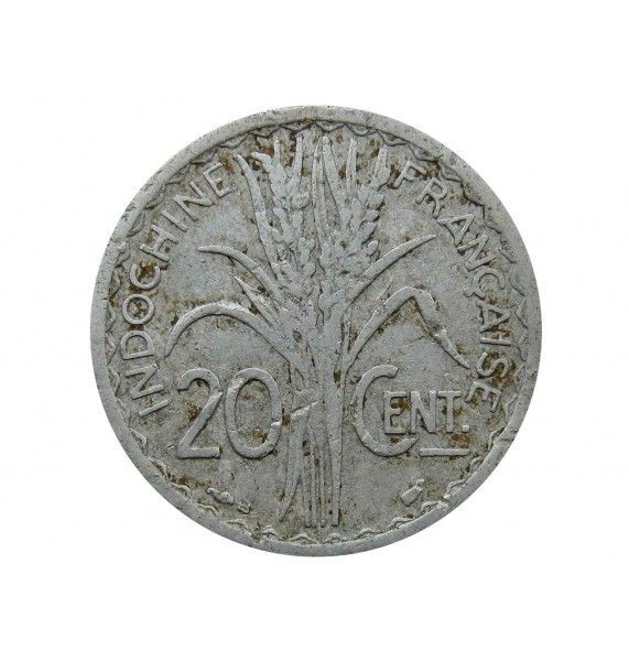 Французский Индокитай 20 центов 1945 г. B
