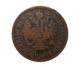 Австрия 4 крейцера 1861 г. B