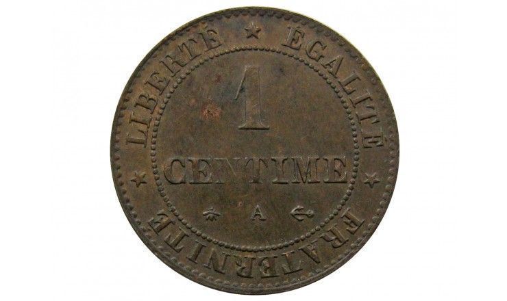 Франция 1 сантим 1875 г. А