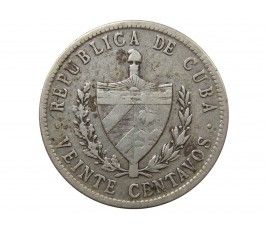 Куба 20 сентаво 1948 г.