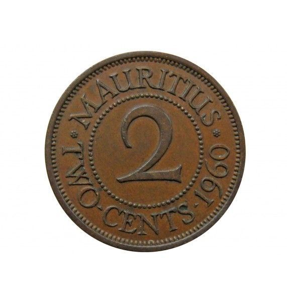 Маврикий 2 цента 1960 г.