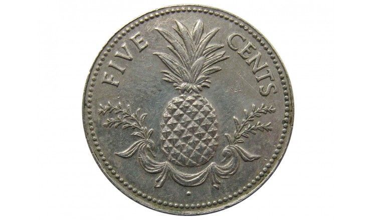 Багамы 5 центов 1981 г.