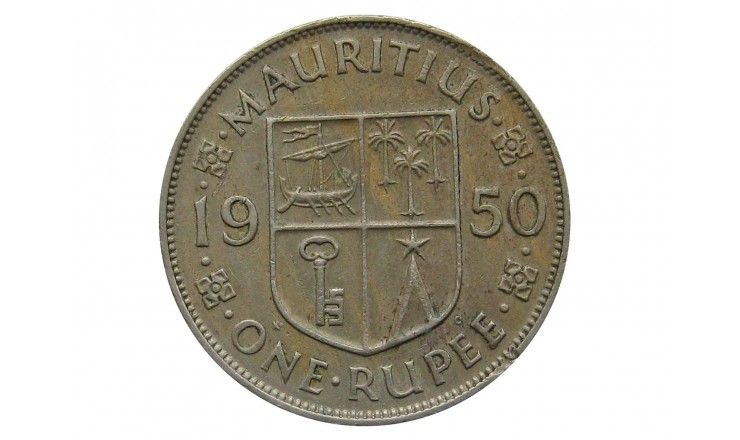 Маврикий 1 рупия 1950 г.