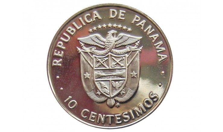 Панама 10 сентесимо 1975 г. (Proof)