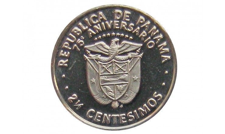 Панама 2 1/2 сентесимо 1978 г. (75 лет Независимости, Proof)