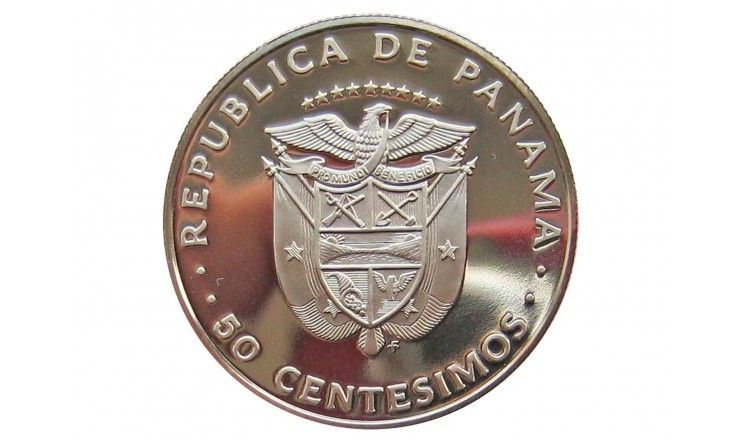Панама 50 сентесимо 1975 г. (Proof)