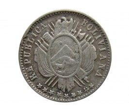 Боливия 10 сентаво 1875 г.