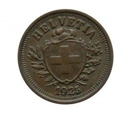 Швейцария 1 раппен 1925 г.
