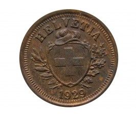 Швейцария 1 раппен 1929 г.