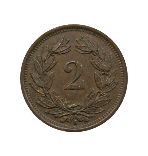 Швейцария 2 раппена 1932 г.
