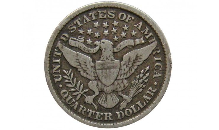 США квотер (25 центов) 1898 г.