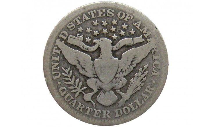 США квотер (25 центов) 1900 г.