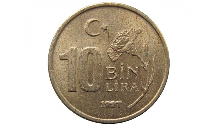 Турция 10 000 лир 1997 г.