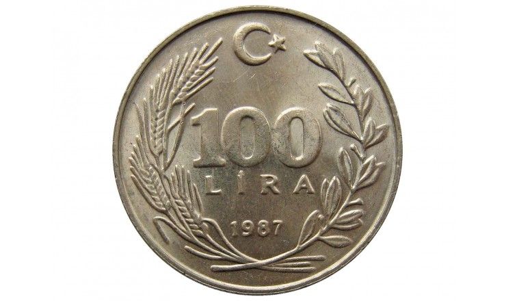 Турция 100 лир 1987 г.