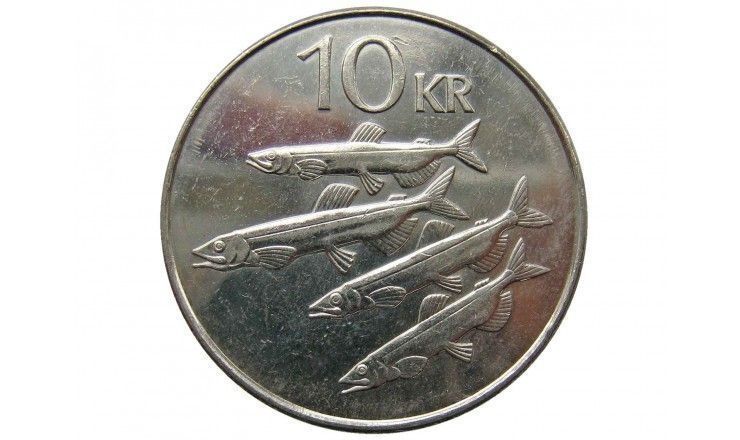 Исландия 10 крон 2008 г.