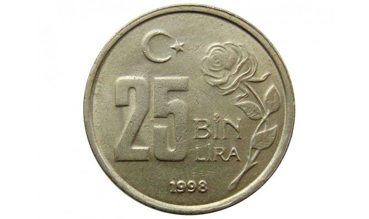 Турция 25 000 лир 1998 г.