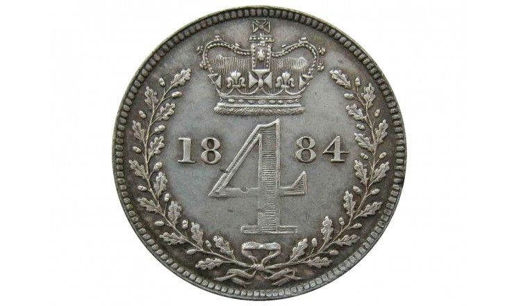 Великобритания 4 пенса (грот) 1884 г.