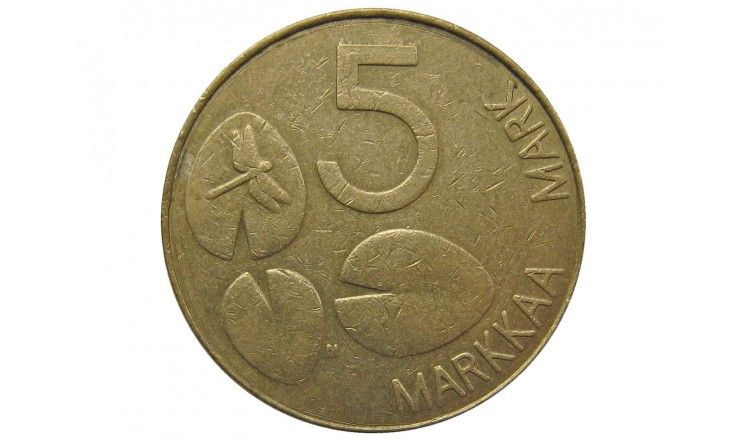 Финляндия 5 марок 1993 г.