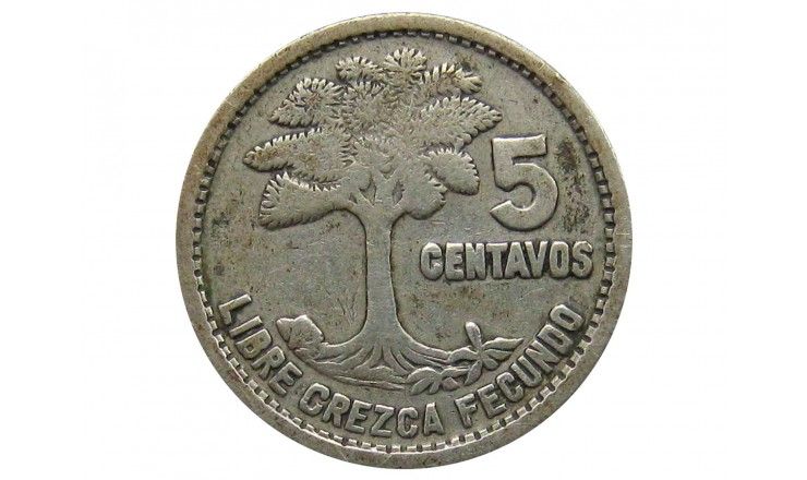 Гватемала 5 сентаво 1951 г.