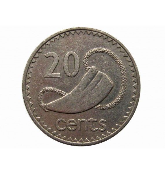 Фиджи 20 центов 1980 г.
