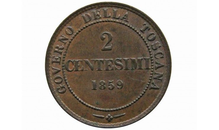 Тоскана 2 чентезимо 1859 г.