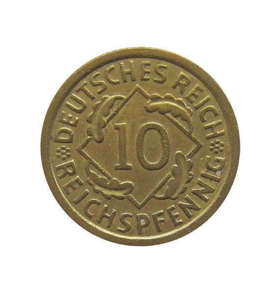 Германия 10 пфеннигов (reichs) 1935 г. A