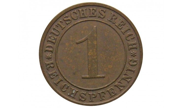 Германия 1 пфенниг (reichs) 1927 г. A