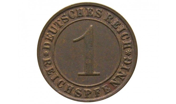 Германия 1 пфенниг (reichs) 1927 г. D
