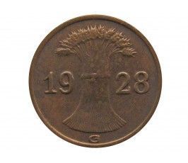 Германия 1 пфенниг (reichs) 1928 г. G