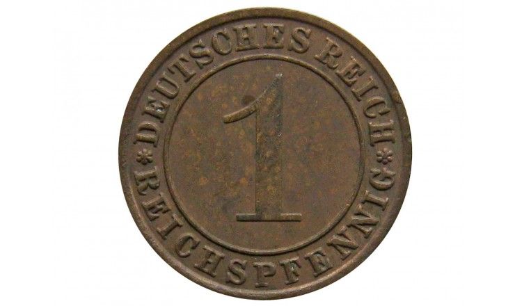 Германия 1 пфенниг (reichs) 1931 г. F