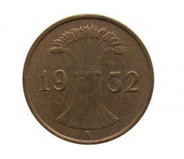 Германия 1 пфенниг (reichs) 1932 г. A 