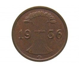 Германия 1 пфенниг (reichs) 1936 г. G