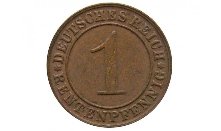 Германия 1 пфенниг (renten) 1923 г. D