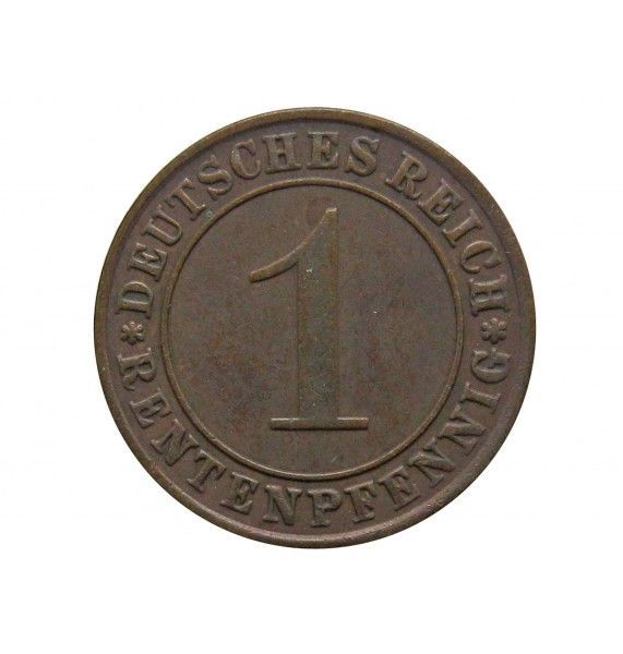 Германия 1 пфенниг (renten) 1924 г. J