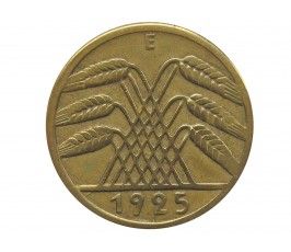 Германия 5 пфеннигов (reichs) 1925 г. E