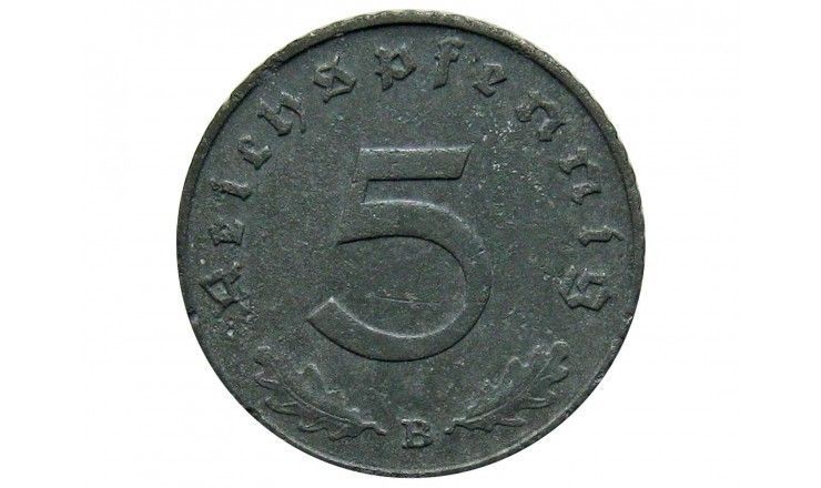 Германия 5 пфеннигов 1942 г. B