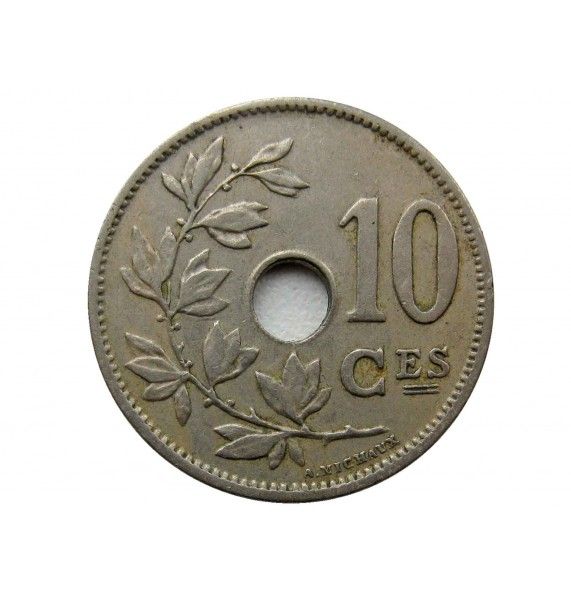 Бельгия 10 сантимов 1902 г. (Belgique)